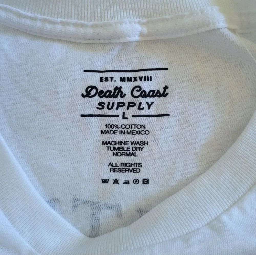 Death☠️ Coast Supply "Down⬇️ With This Ship🚢" Graphic Tee👕 - NWOT - Picture 5 of 12